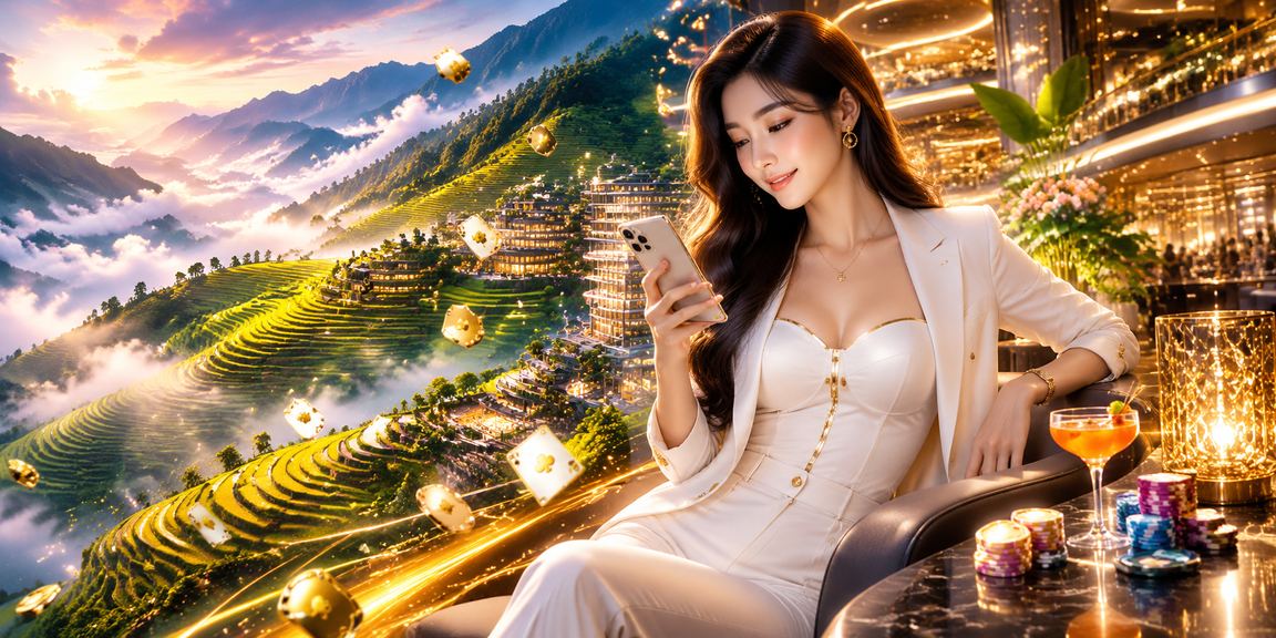 Người chơi thưởng thức trò chơi bài tại Sa Pa giữa không gian núi rừng Tây Bắc